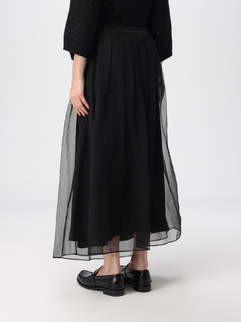 Giglio Gonna In Tulle Brunello Cucinelli