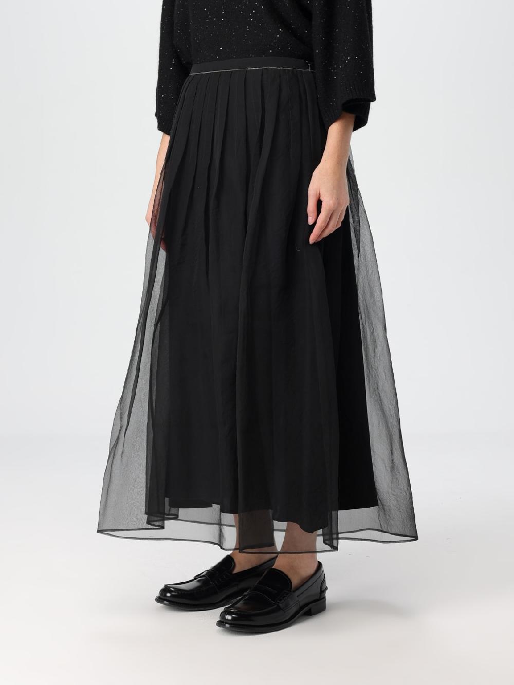 Giglio Gonna In Tulle Brunello Cucinelli