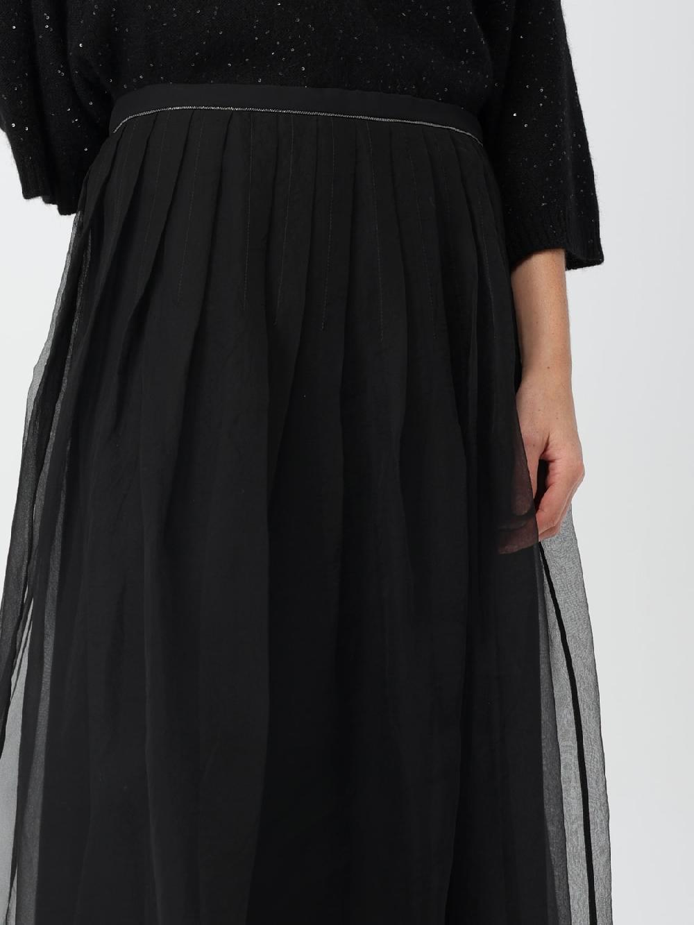 Giglio Gonna In Tulle Brunello Cucinelli