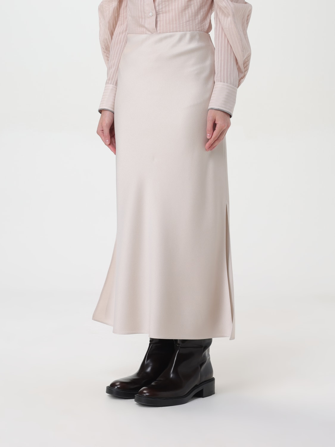 Giglio Gonna In Viscosa Brunello Cucinelli