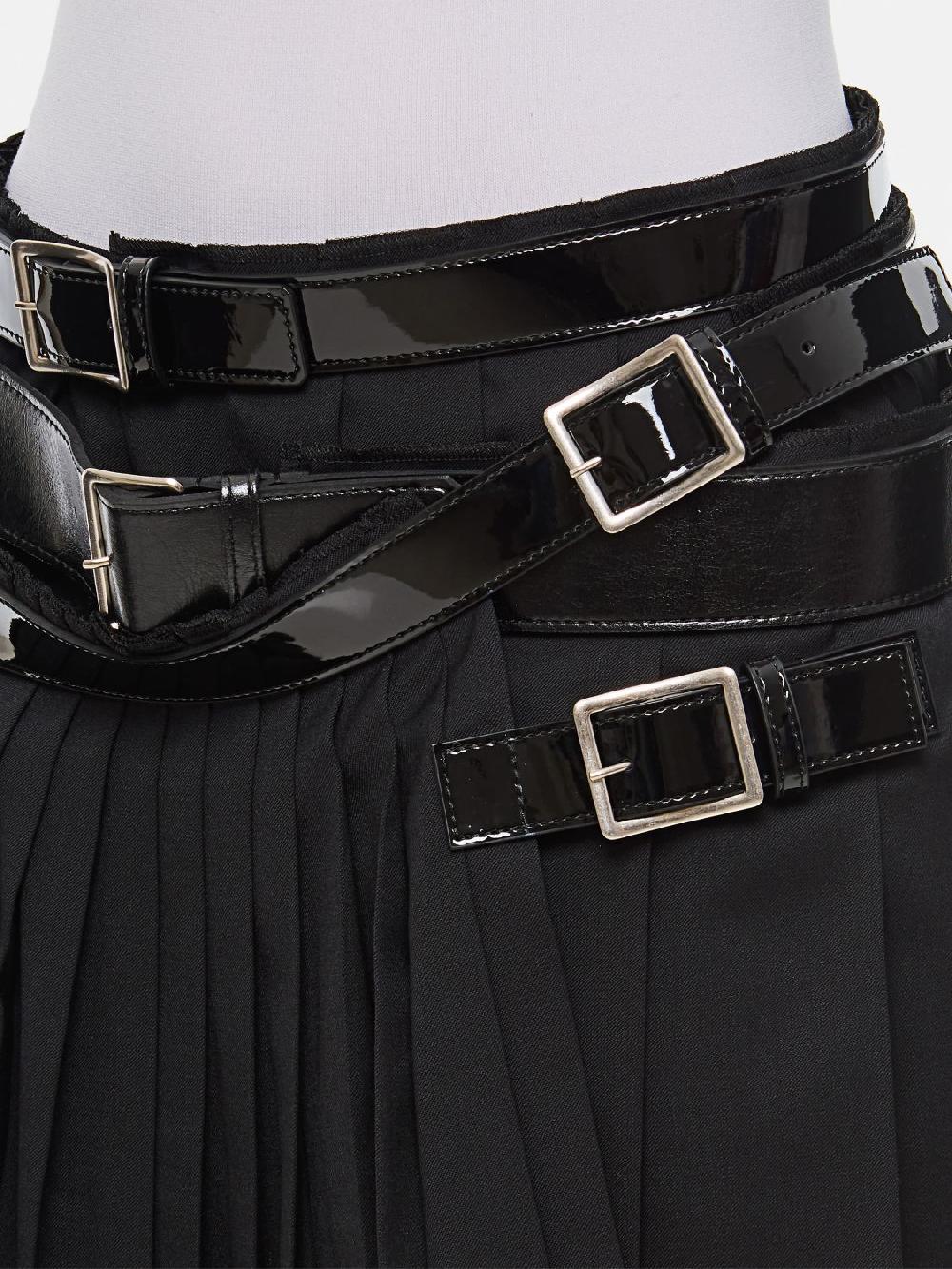 Giglio Gonna Junya Watanabe In Lana Con Fibbie