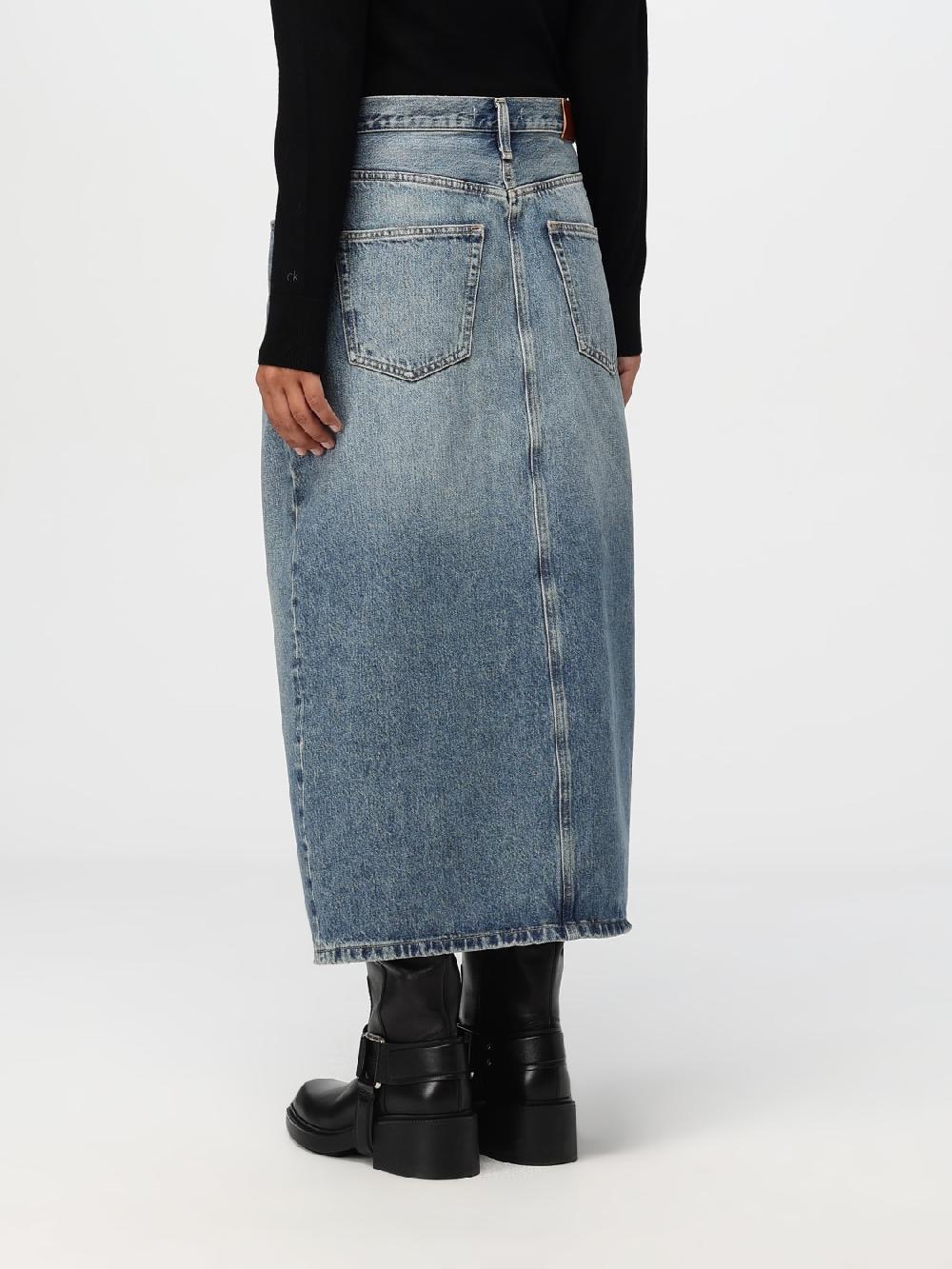 Giglio Gonna Longuette Tommy Hilfiger In Denim
