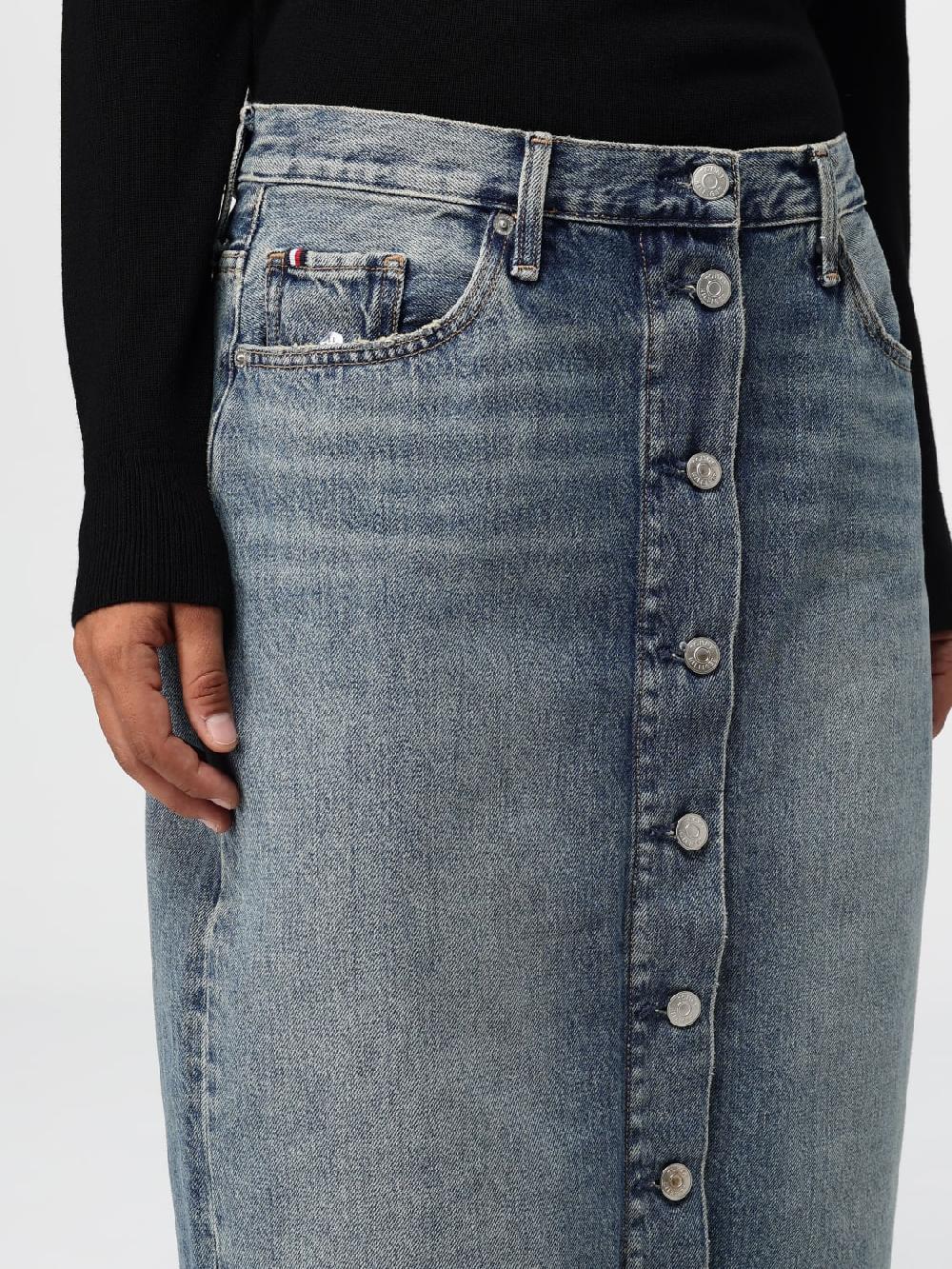 Giglio Gonna Longuette Tommy Hilfiger In Denim