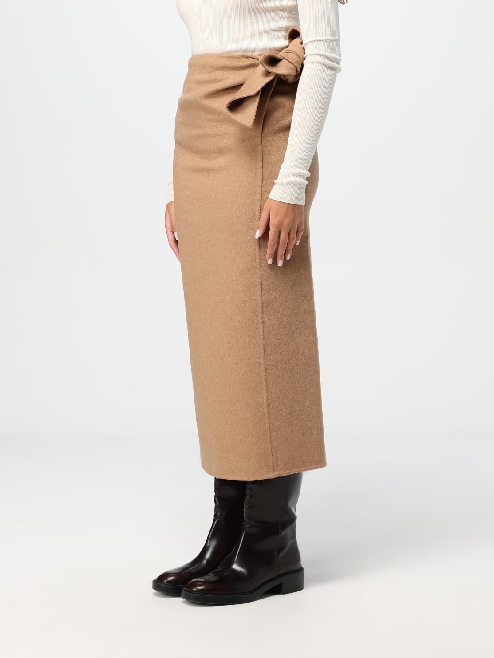 Giglio Gonna Max Mara In Lana Di Cammello