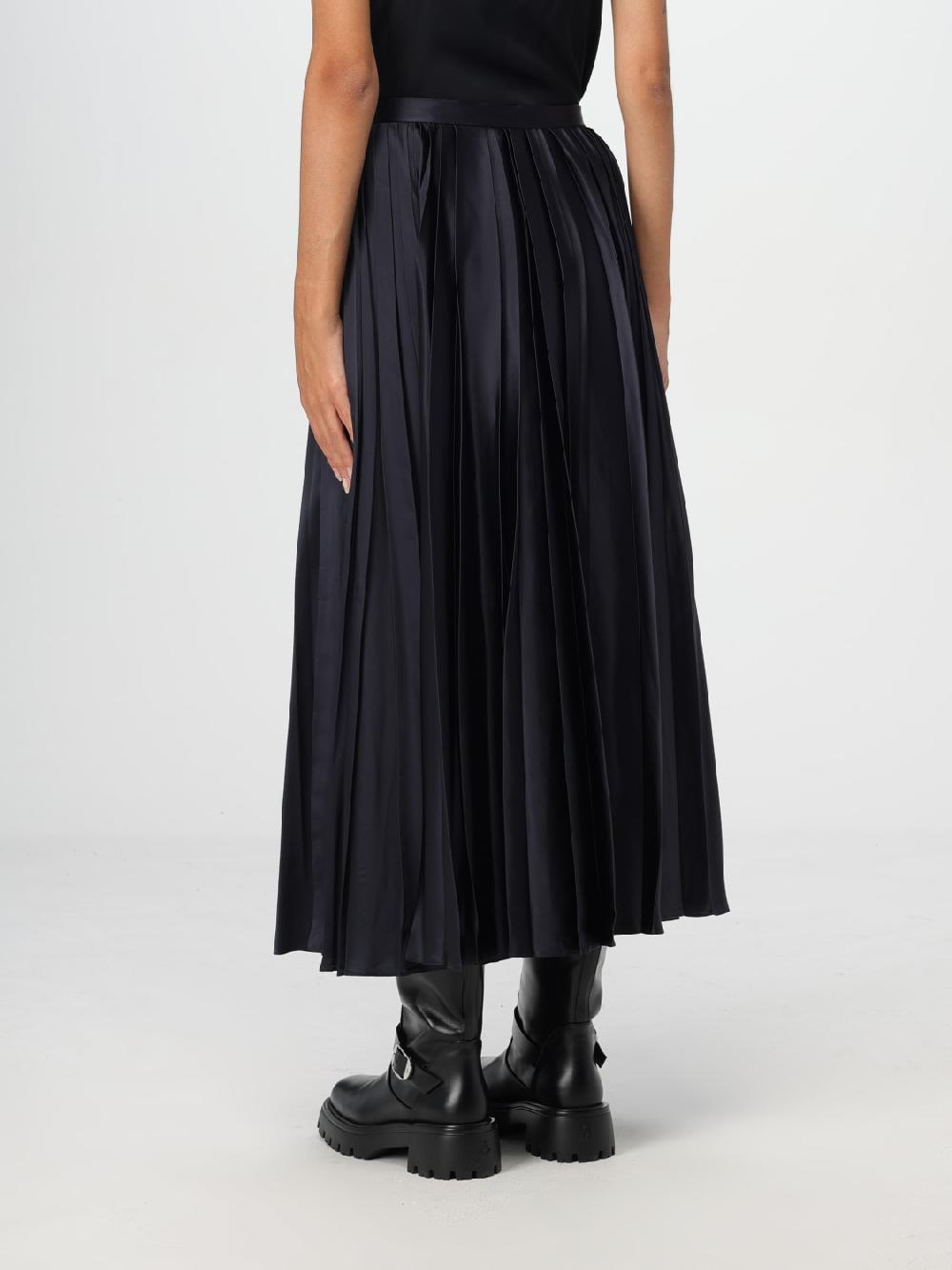 Giglio Gonna Midi Del Core In Viscosa Plissettata