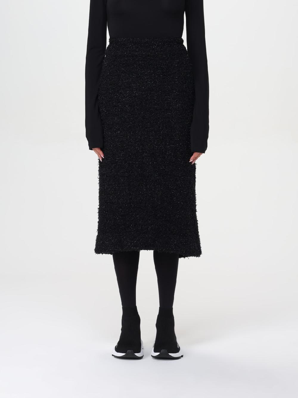 Giglio Gonna midi in tweed Balenciaga