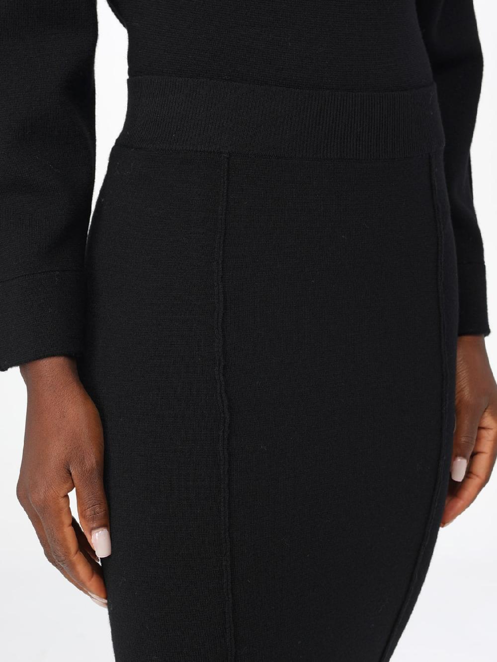 Giglio Gonna Midi Pinko In Misto Lana Stretch