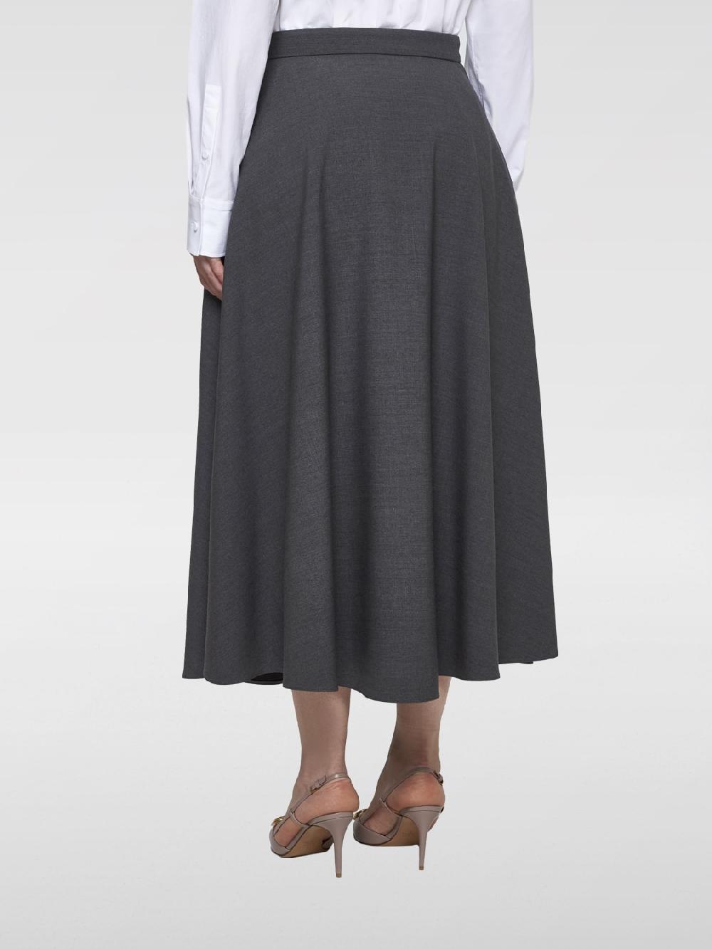 Giglio Gonna Midi Svasata VLogo Valentino