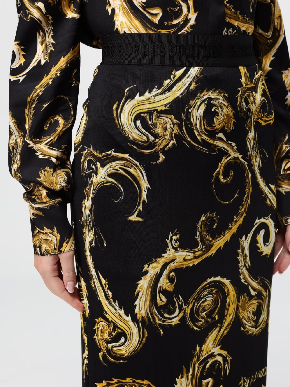 Giglio Gonna Midi Versace Jeans Couture In Maglia