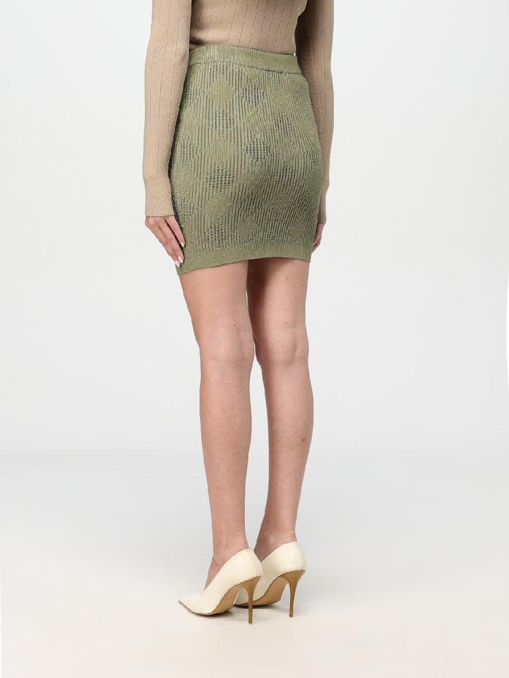 Giglio Gonna Mini Balmain In Viscosa Stretch