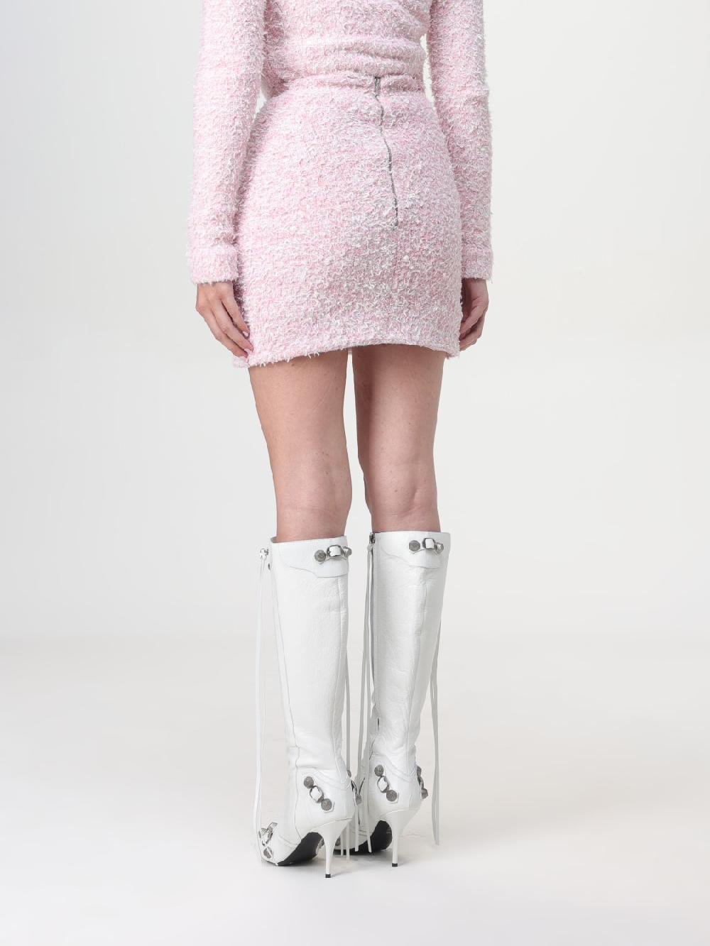 Giglio Gonna Mini Bouclé Balenciaga