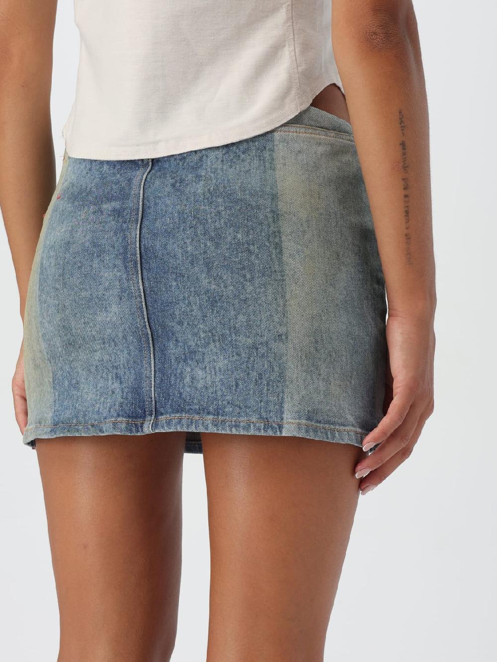 Giglio Gonna Mini Diesel In Denim