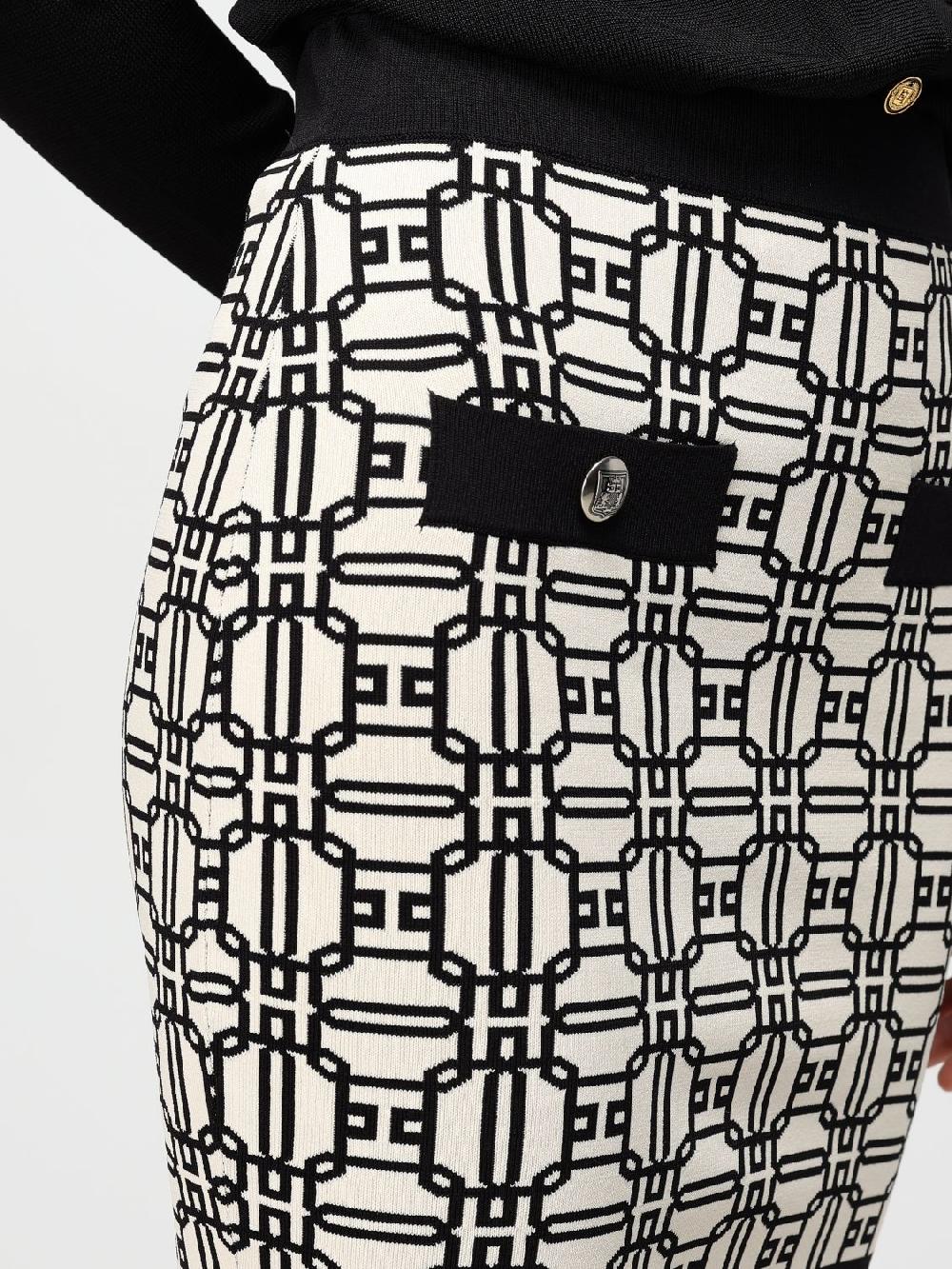 Giglio Gonna Mini Elisabetta Franchi In Maglia