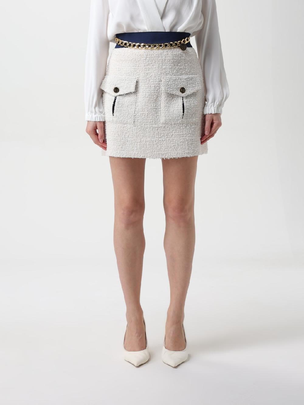 Giglio Gonna mini Elisabetta Franchi in tweed