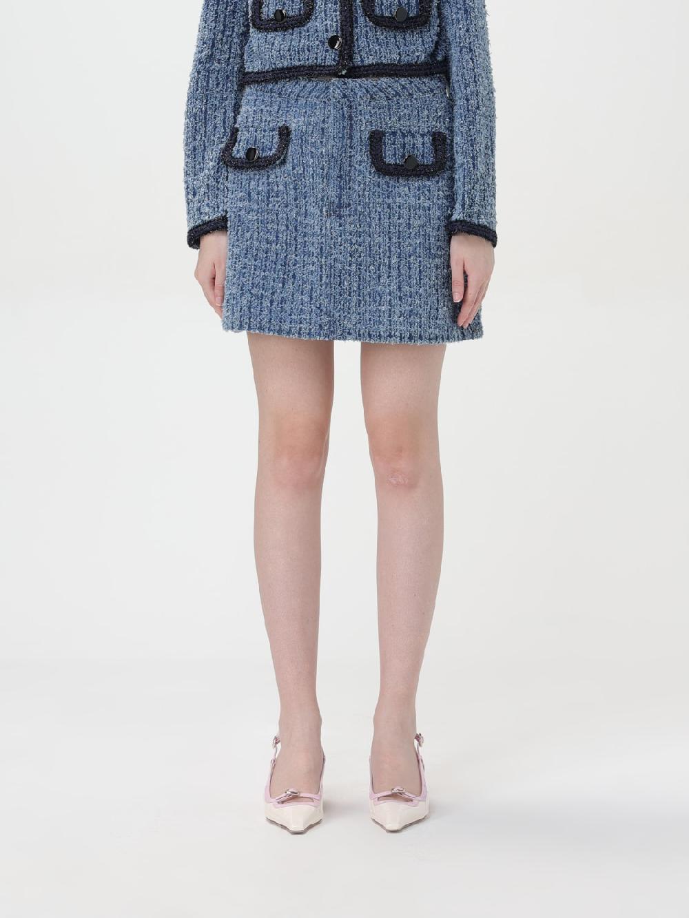 Giglio Gonna mini Self-portrait bouclé