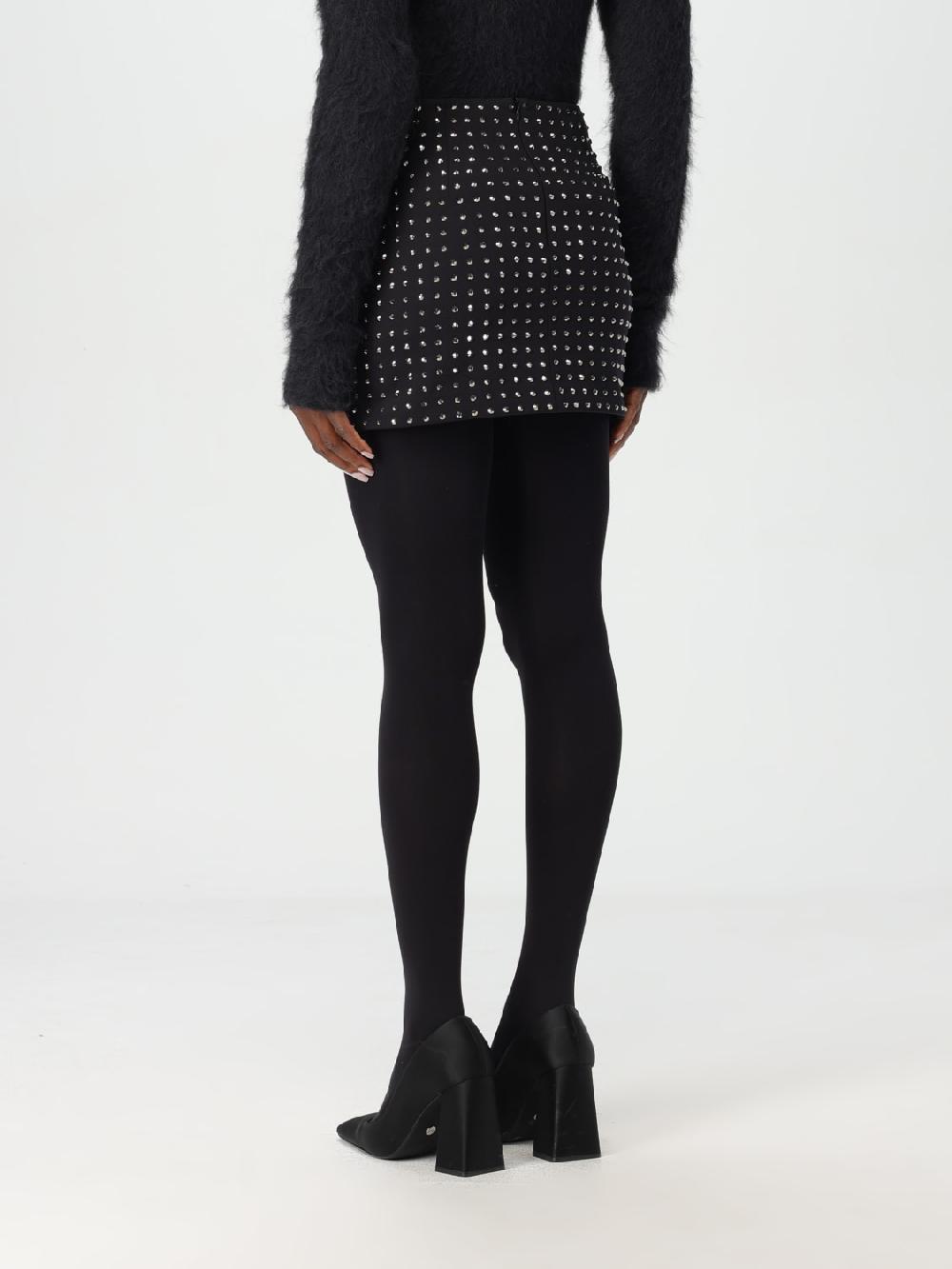 Giglio Gonna Mini Sportmax In Tessuto Con Strass