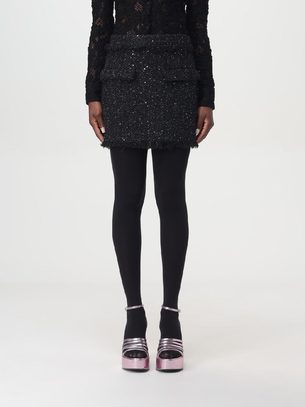 Giglio Gonna MSGM in tweed con paillettes all over