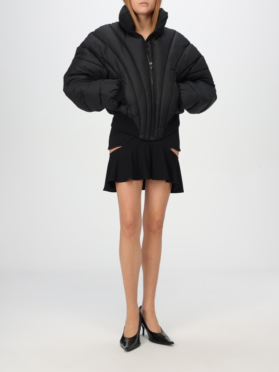 Giglio Gonna Mugler In Misto Viscosa