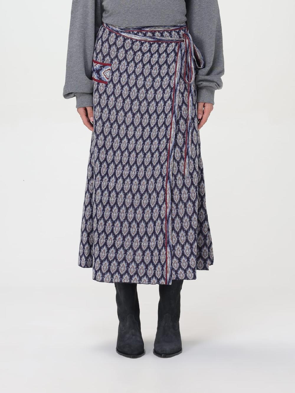 Giglio Gonna Paisley Etro di viscosa