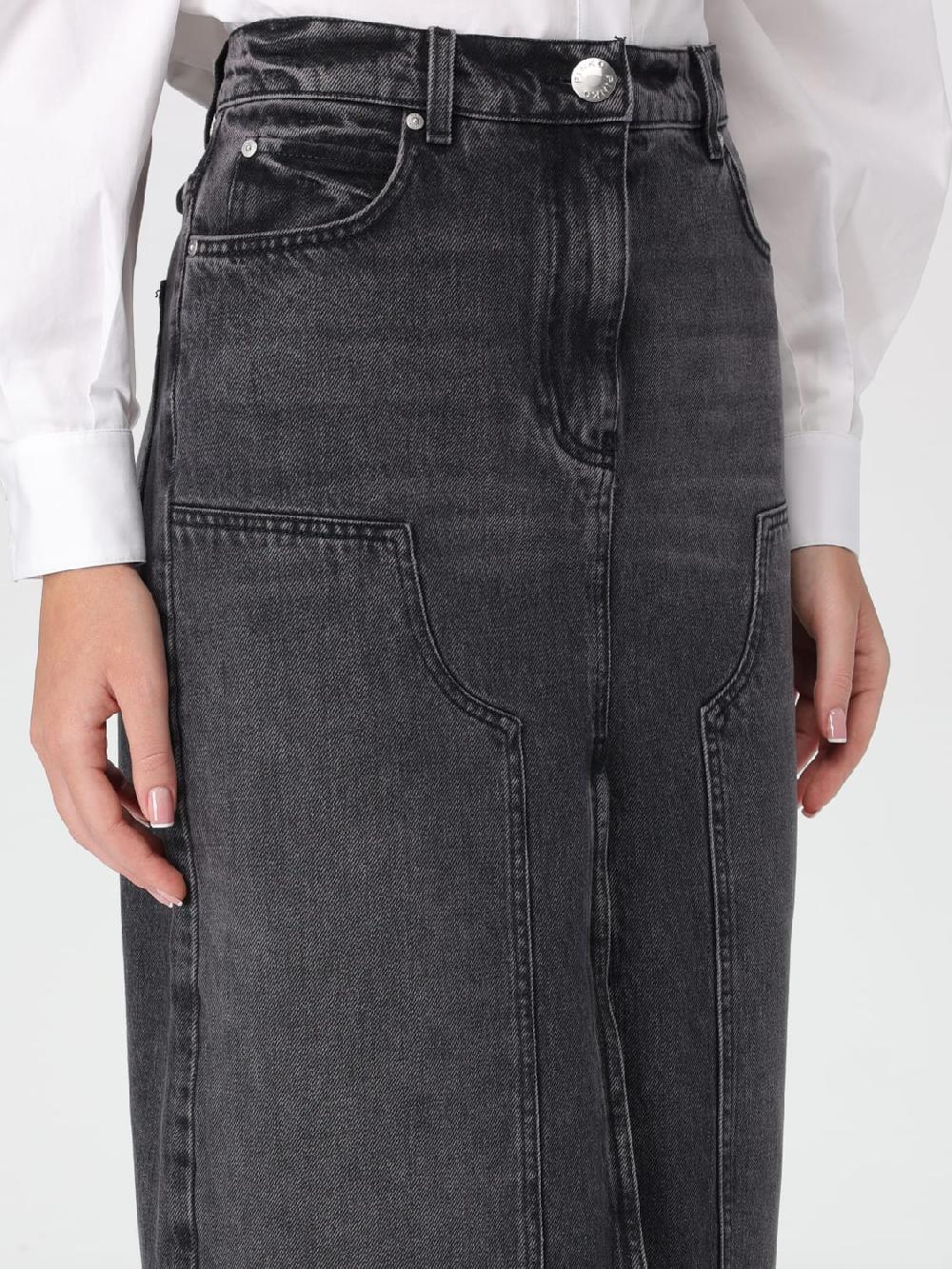 Giglio Gonna Pinko In Denim Di Cotone