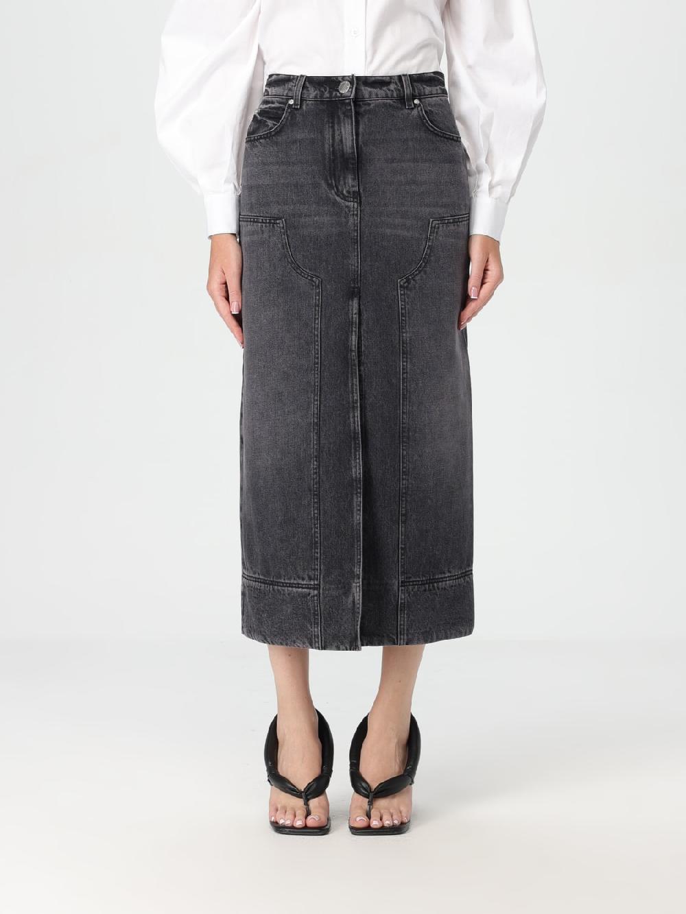Giglio Gonna Pinko in denim di cotone