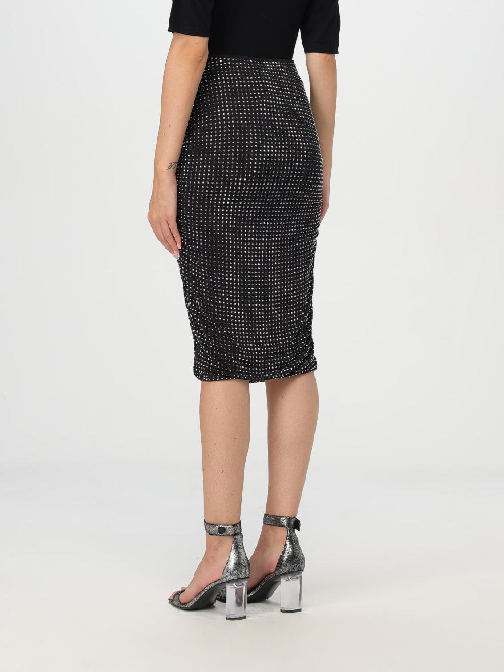Giglio Gonna Pinko In Tessuto Con Strass