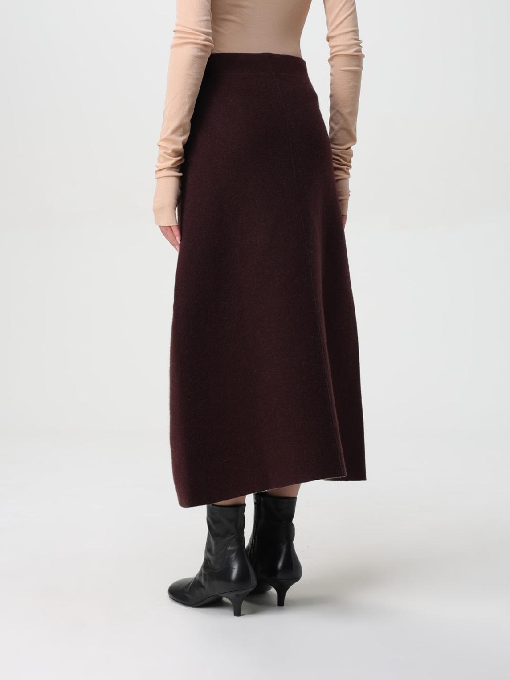 Giglio Gonna Reversibile Jil Sander In Lana