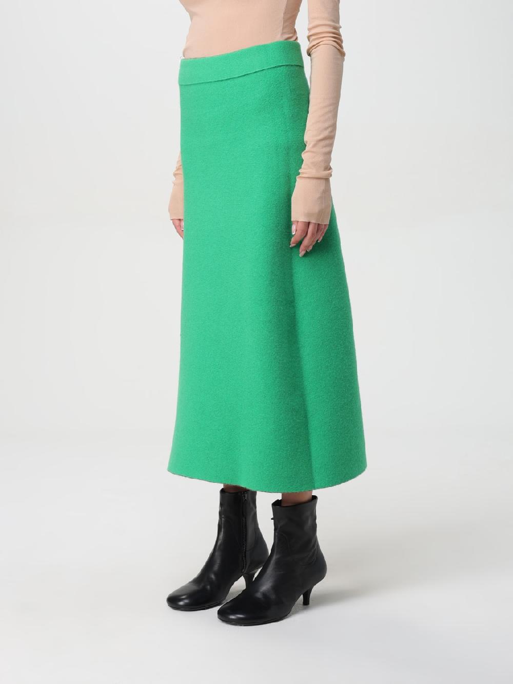 Giglio Gonna Reversibile Jil Sander In Lana