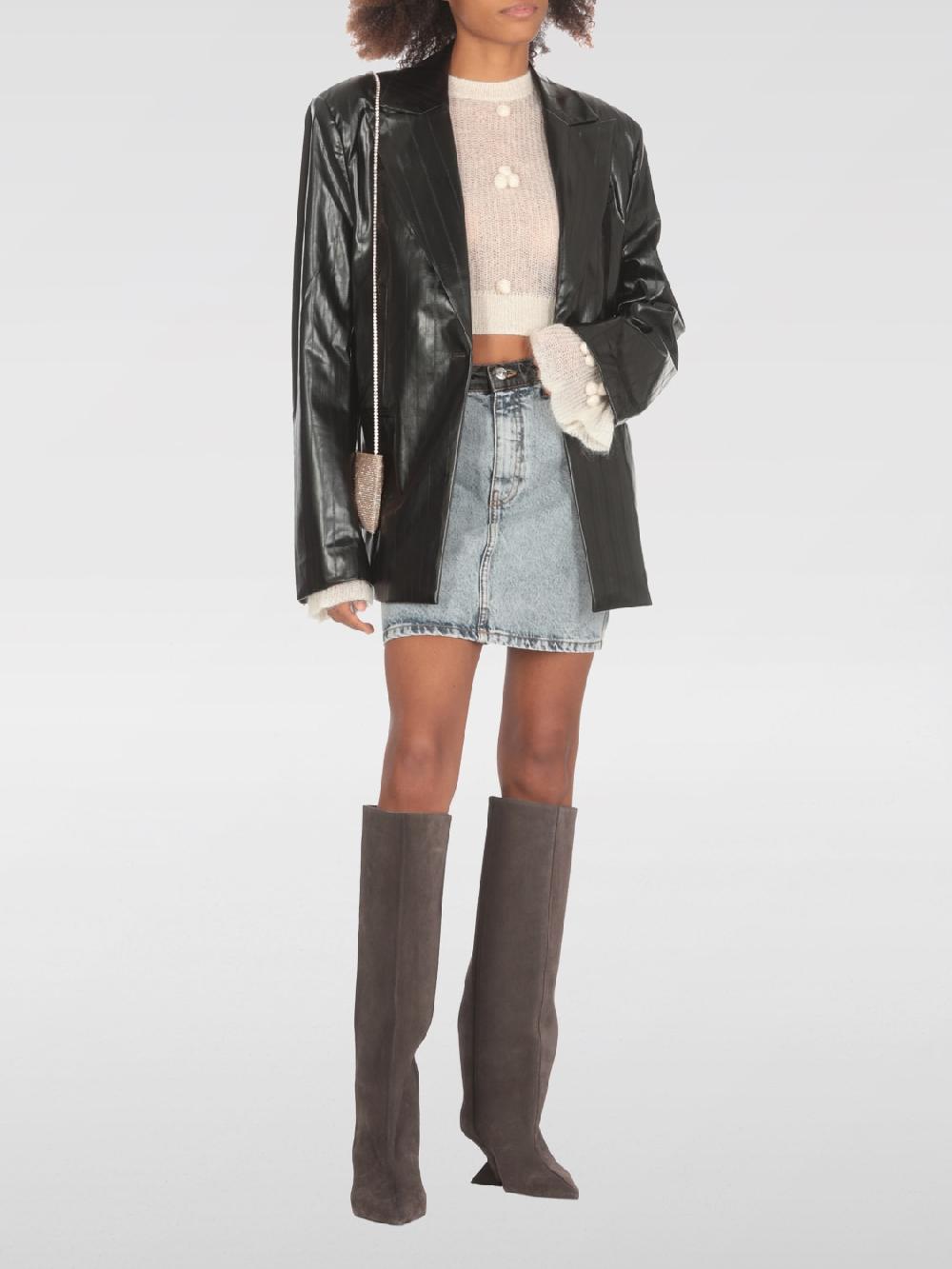 Giglio Gonna Rotate In Denim