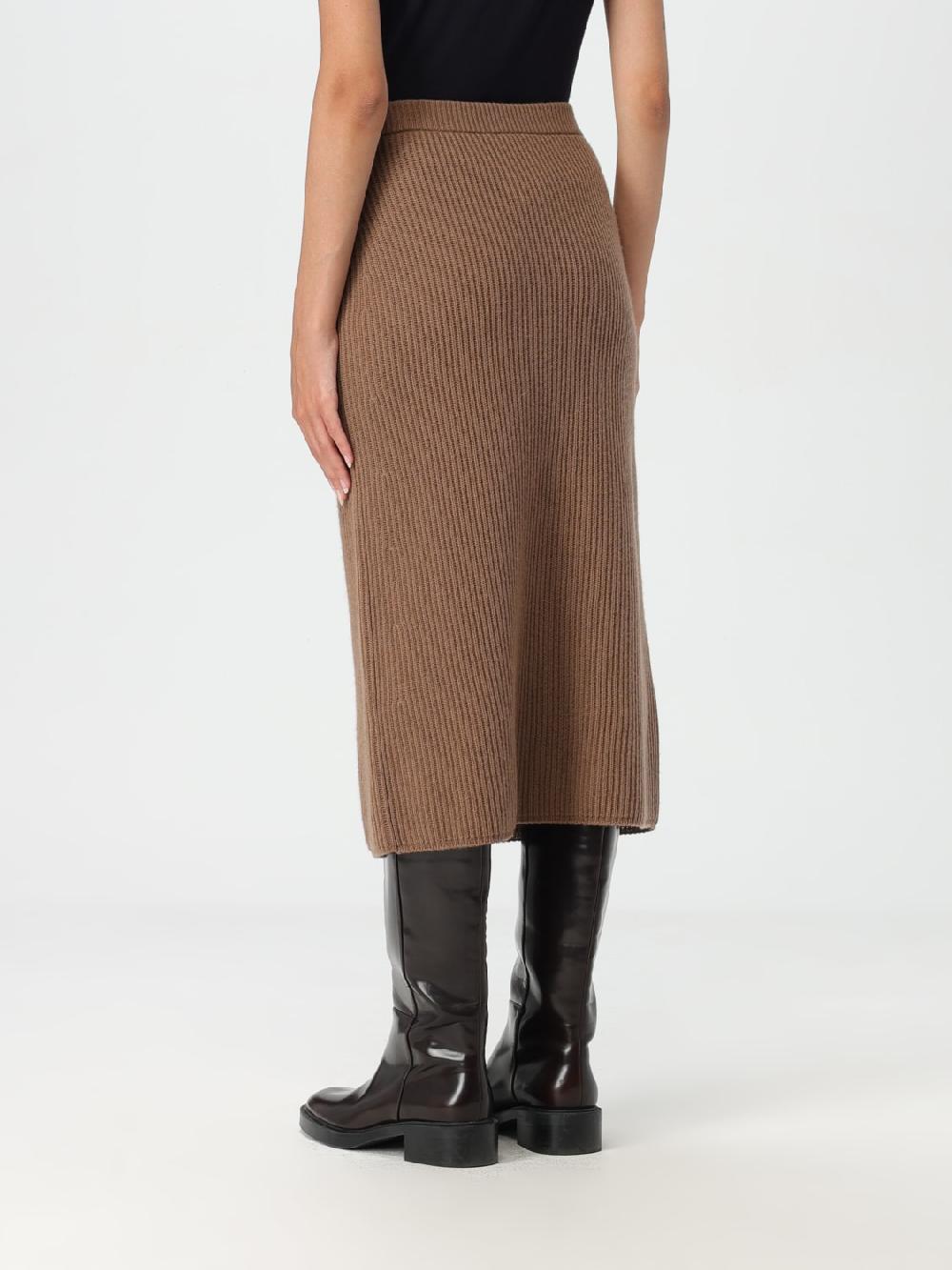 Giglio Gonna 'S Max Mara In Lana A Coste