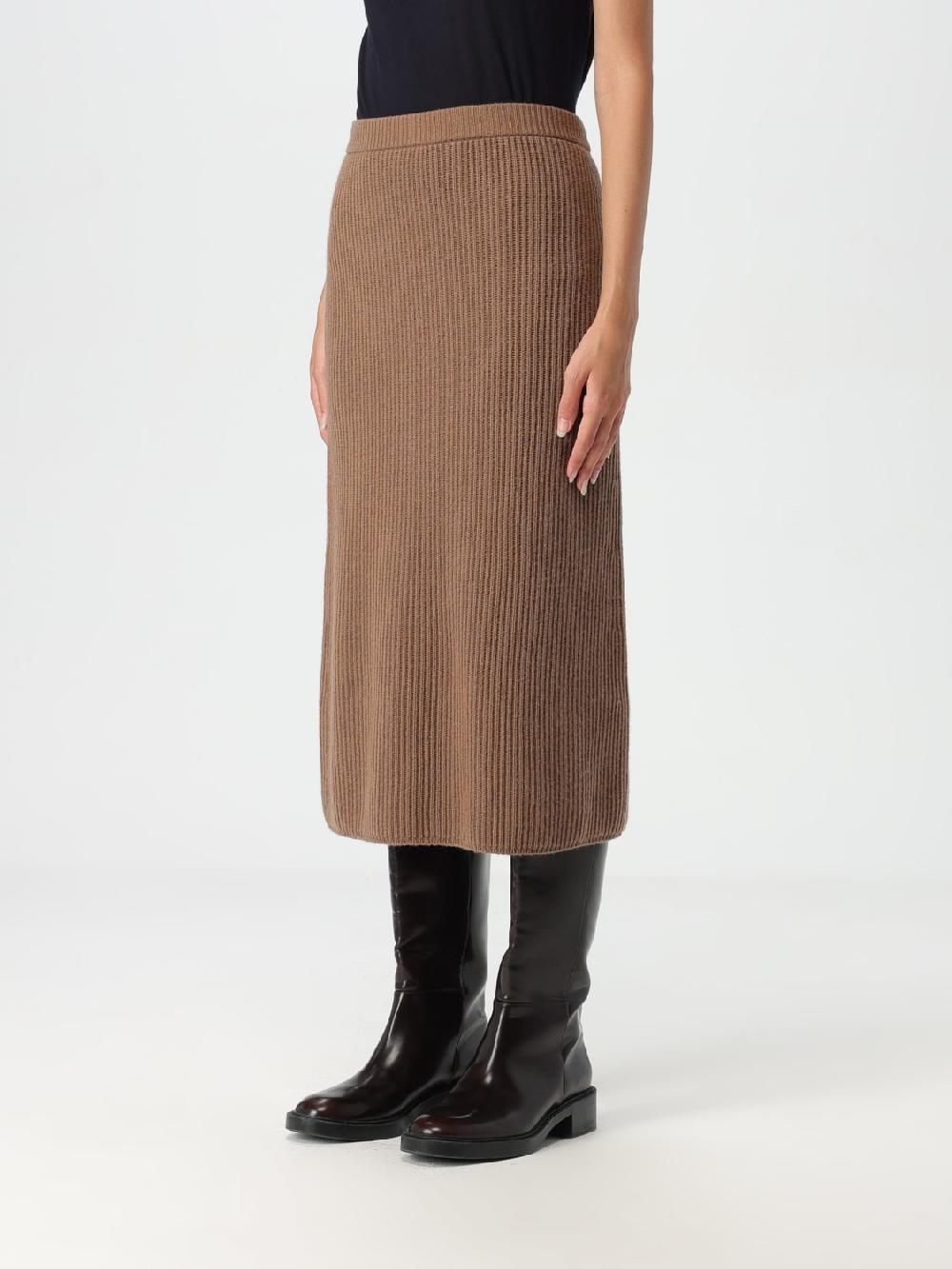 Giglio Gonna 'S Max Mara In Lana A Coste