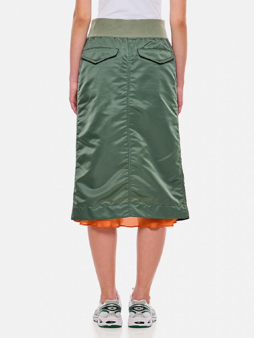 Giglio Gonna Sacai In Nylon