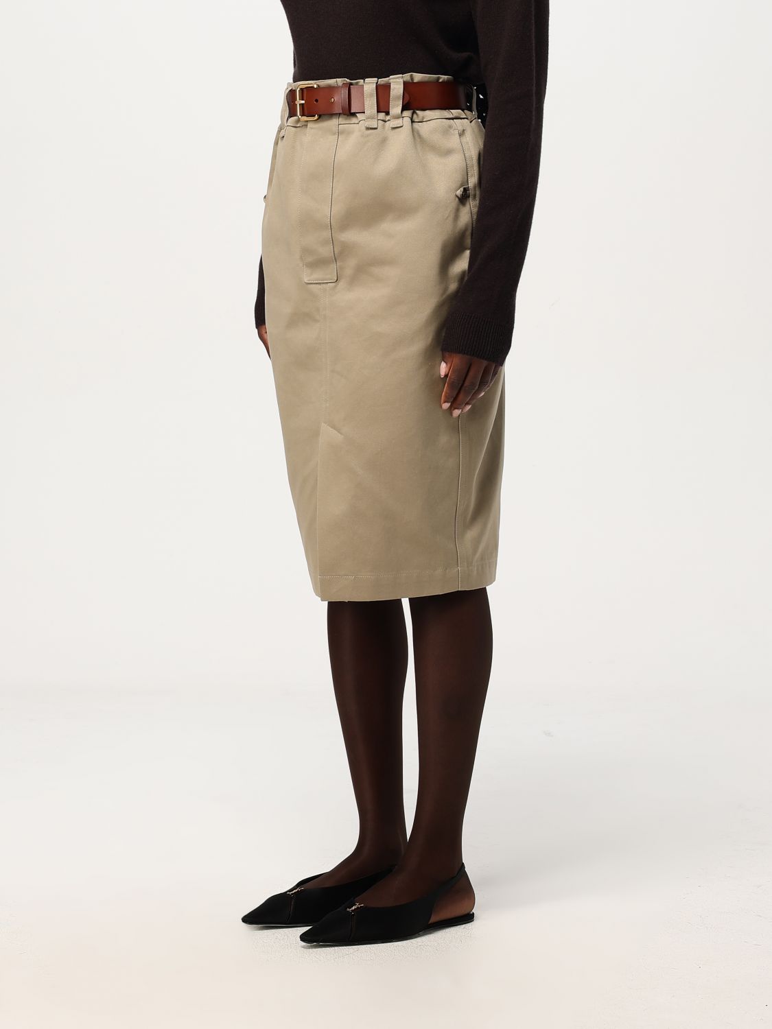 Giglio Gonna Saint Laurent In Gabardine