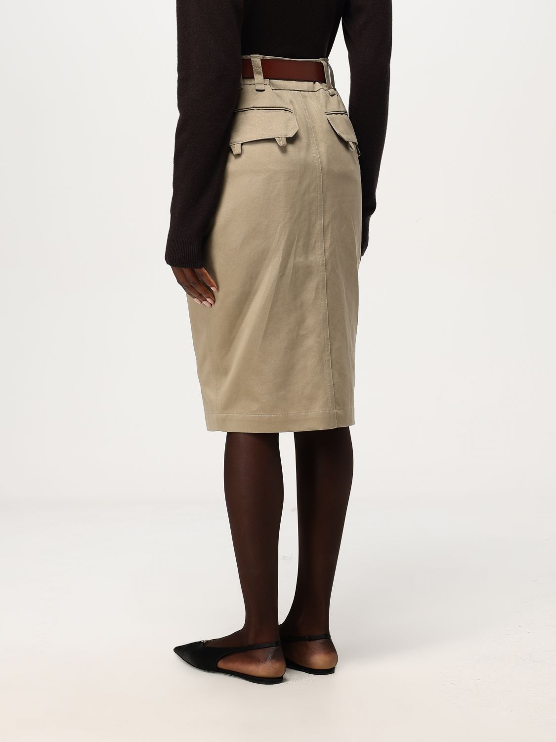 Giglio Gonna Saint Laurent In Gabardine