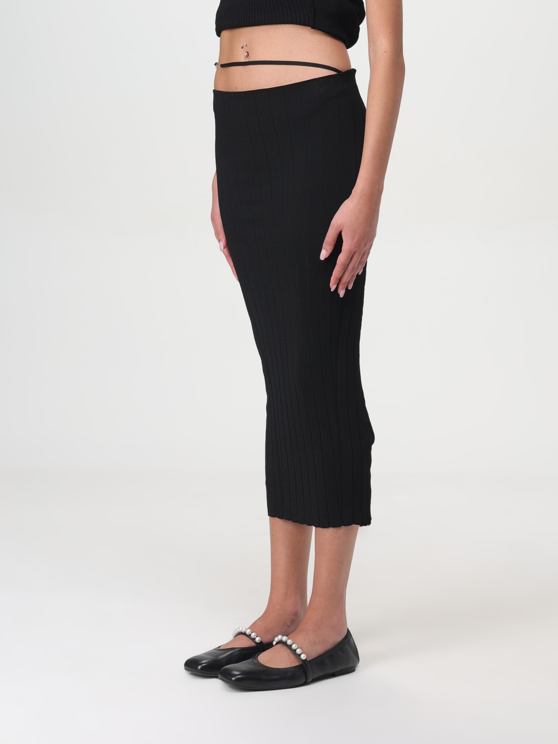 Giglio Gonna Slim Jacquemus In Maglia Di Viscosa