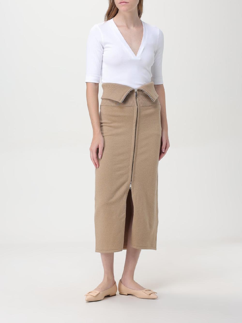 Giglio Gonna Sportmax In Lana Vergine