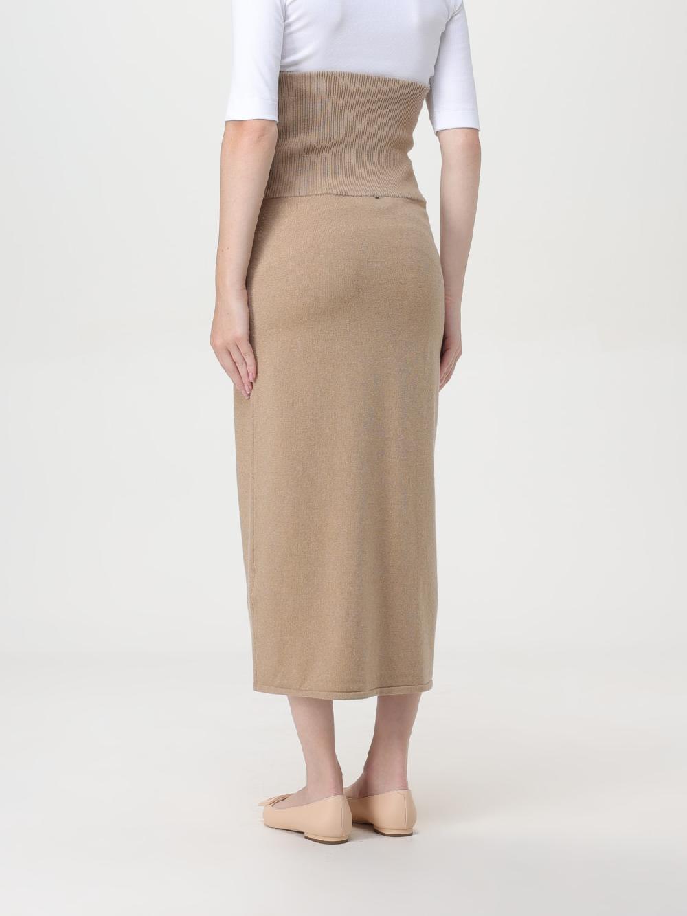 Giglio Gonna Sportmax In Lana Vergine