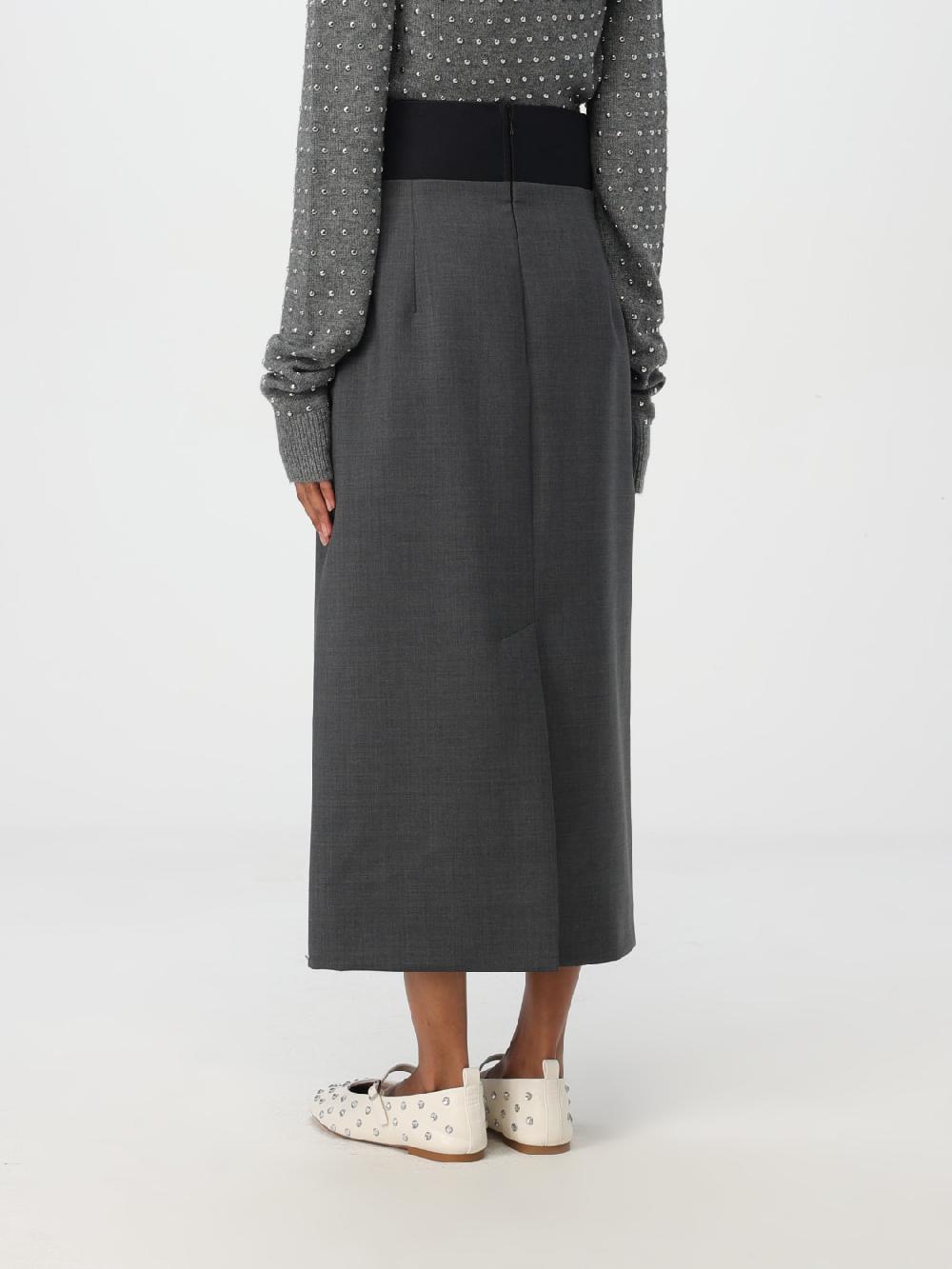 Giglio Gonna Sportmax In Lana Vergine