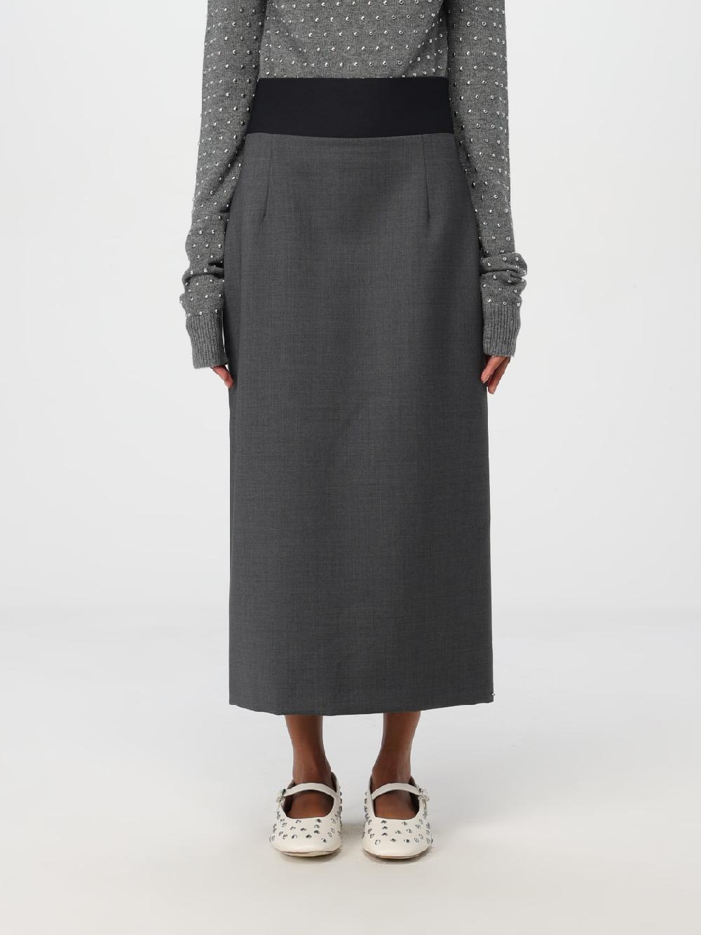 Giglio Gonna Sportmax in lana vergine
