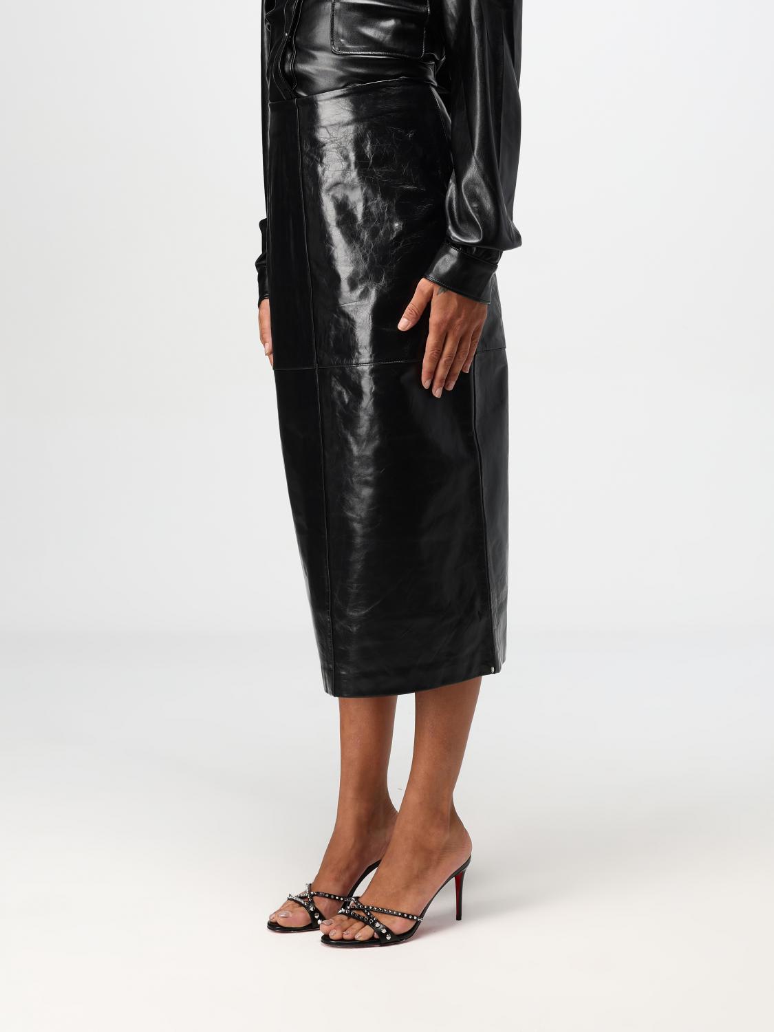 Giglio Gonna Sportmax In Pelle