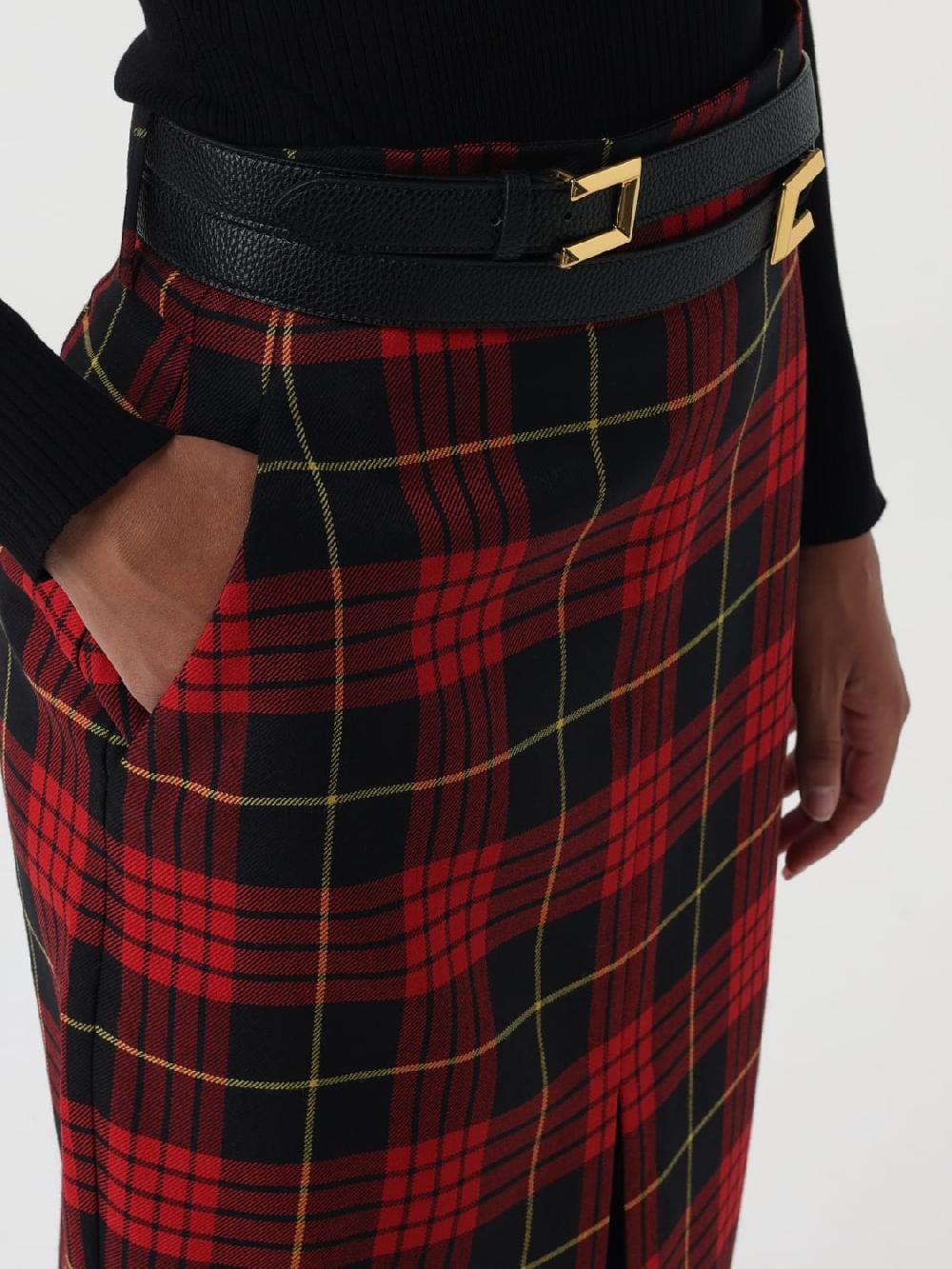 Giglio Gonna Tartan Elisabetta Franchi
