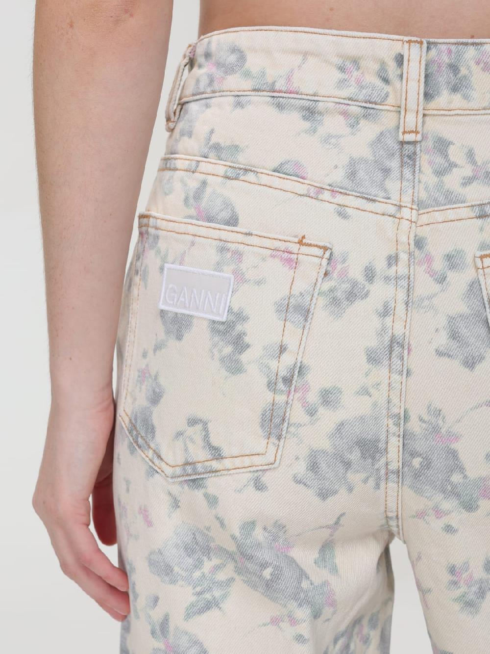 Giglio Jeans A Fantasia Floreale Ganni