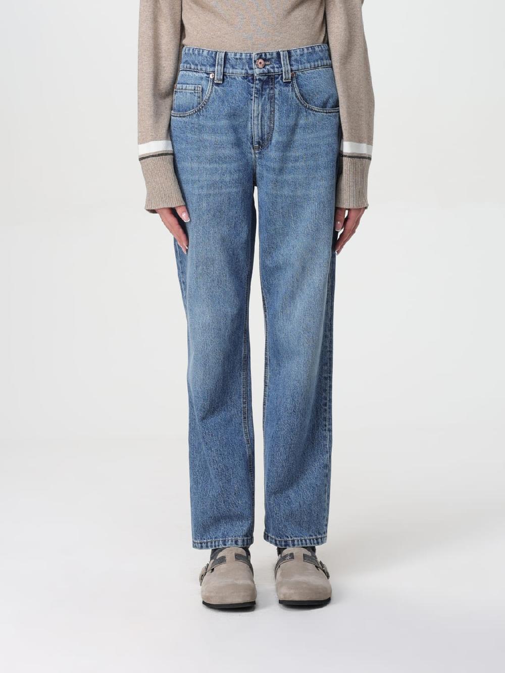 Giglio Jeans Brunello Cucinelli in denim di cotone