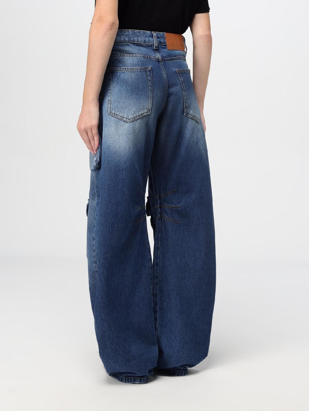 Giglio Jeans Cargo MSGM In Denim