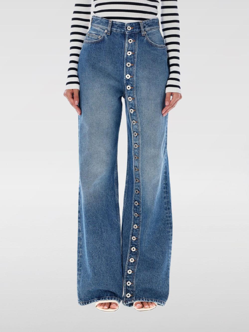 Giglio Jeans con bottoni Jean Paul Gaultier