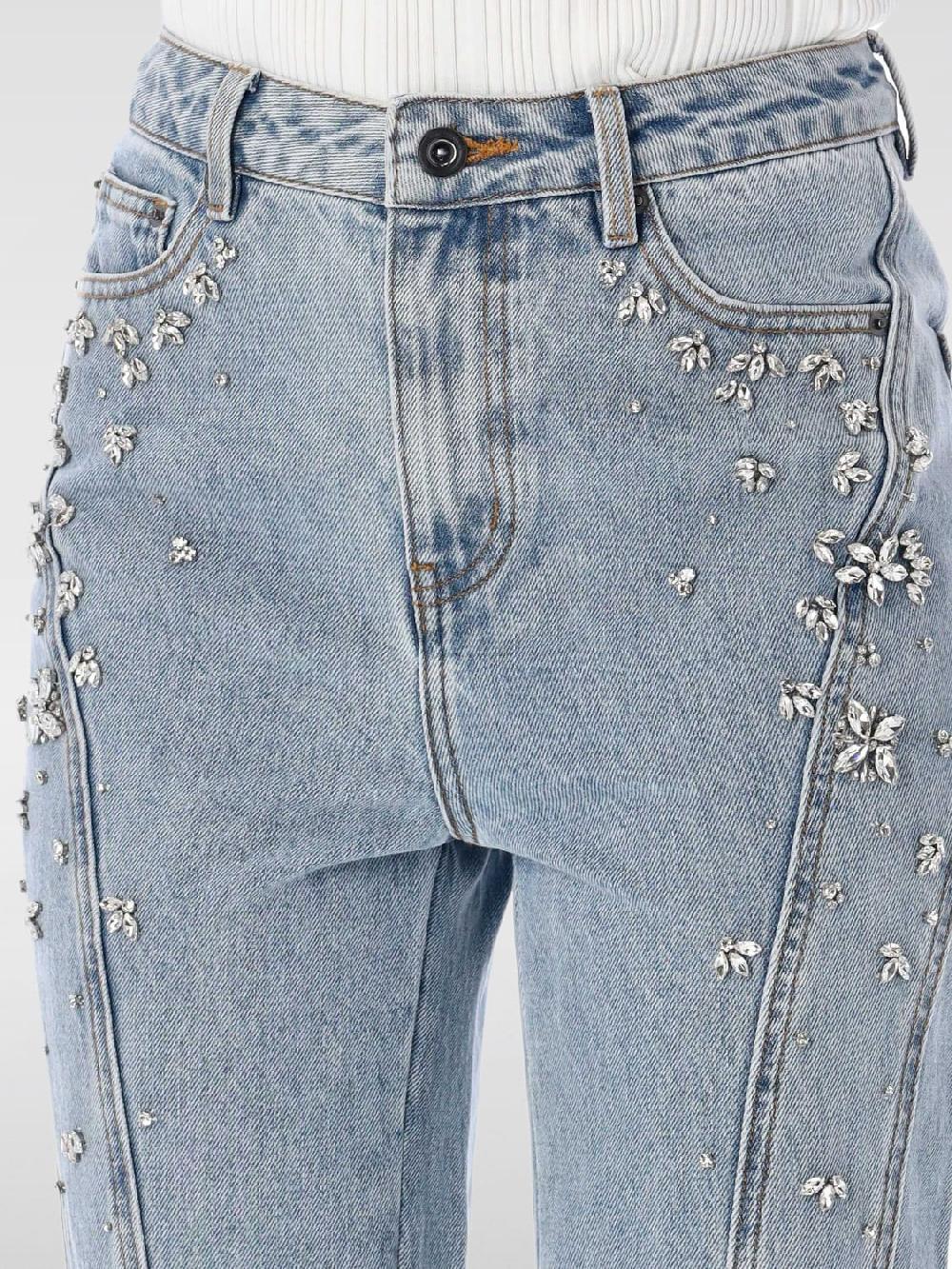 Giglio Jeans Con Cristalli Self-Portrait