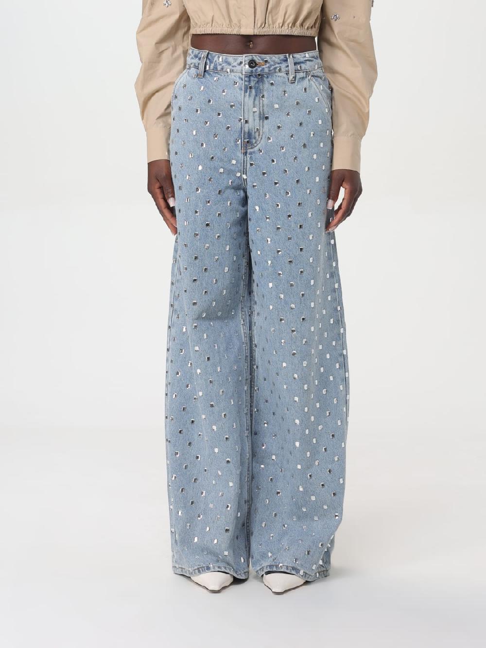 Giglio Jeans con strass all-over Self-Portrait
