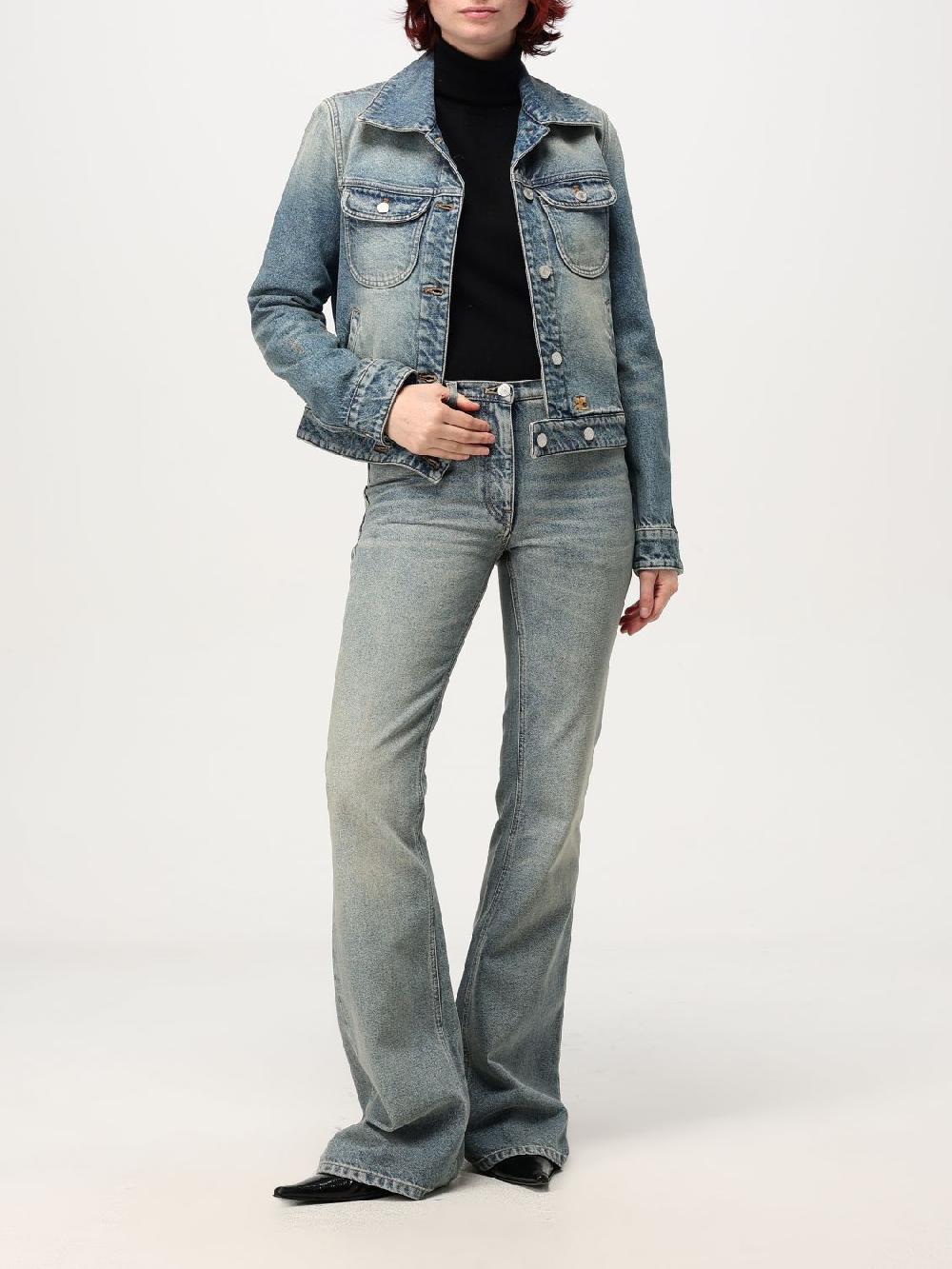 Giglio Jeans Courrèges In Denim Di Cotone