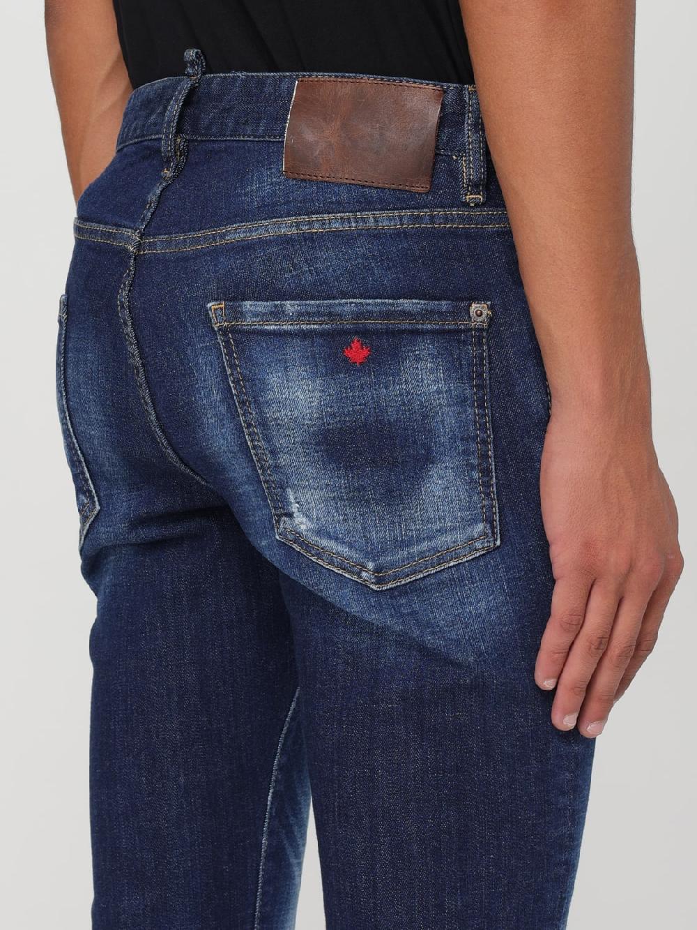 Giglio Jeans Dsquared2 In Denim Di Cotone