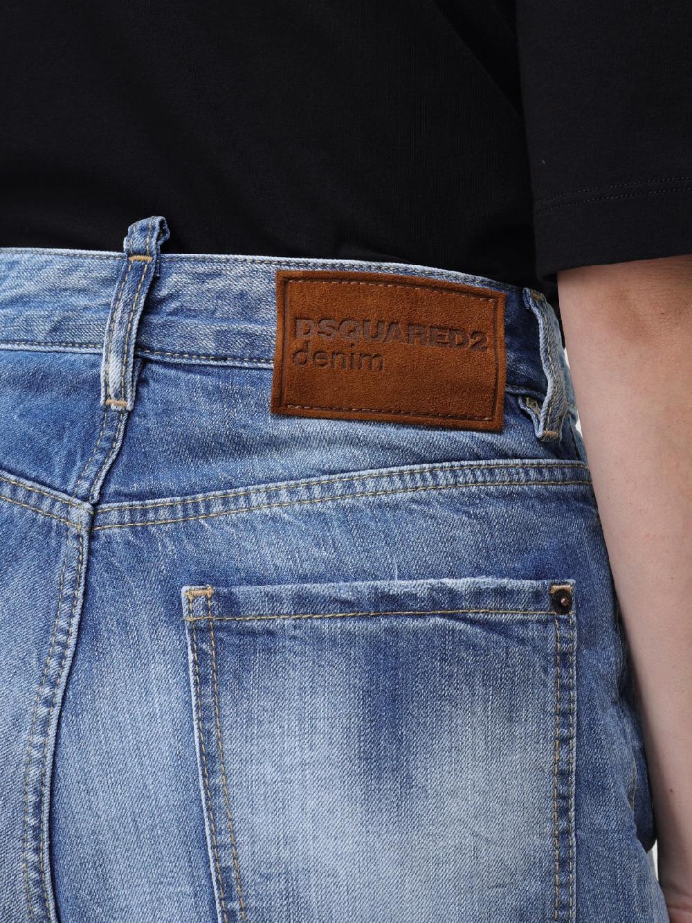 Giglio Jeans Dsquared2 In Denim Di Cotone